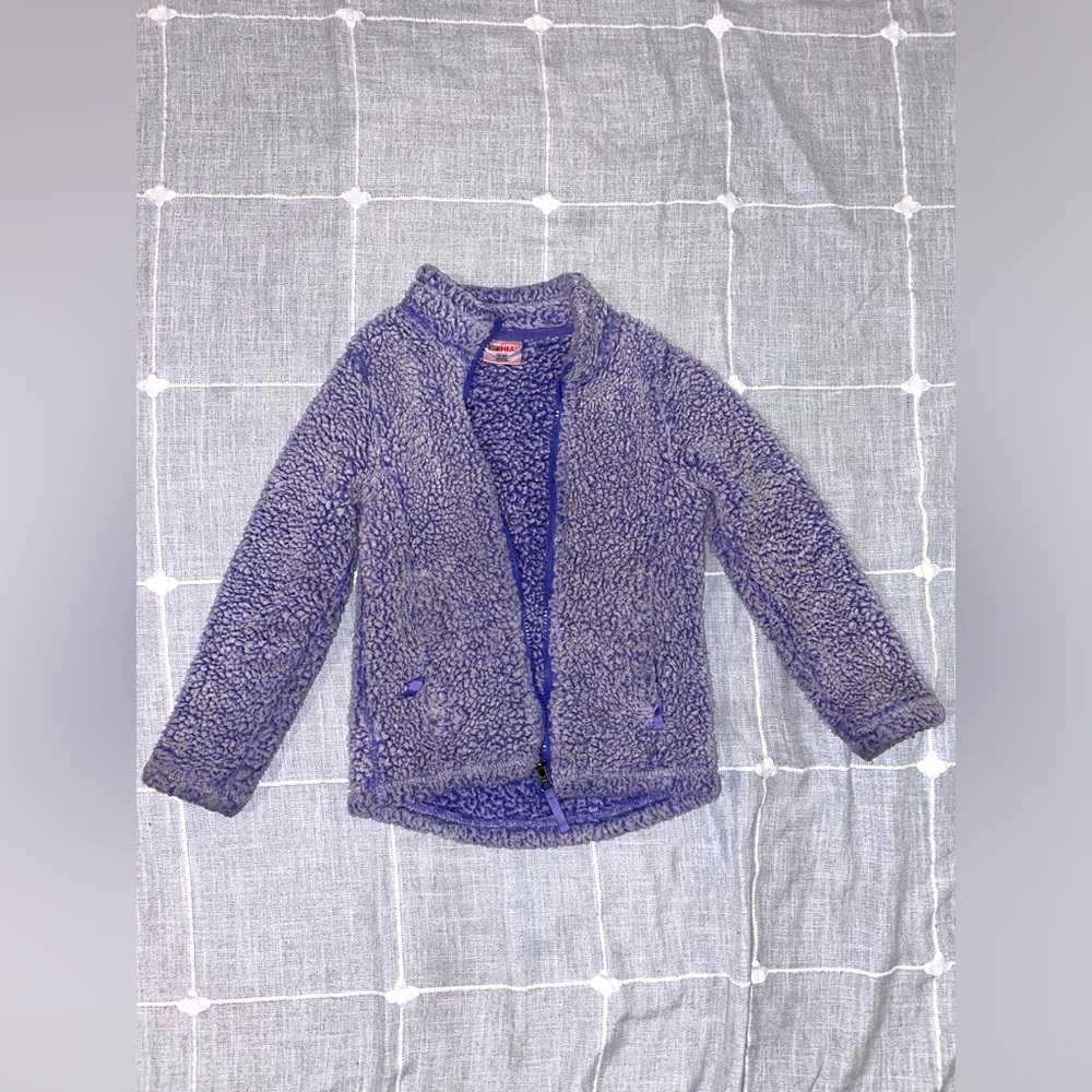 Warm and fuzzy full zip sweater
